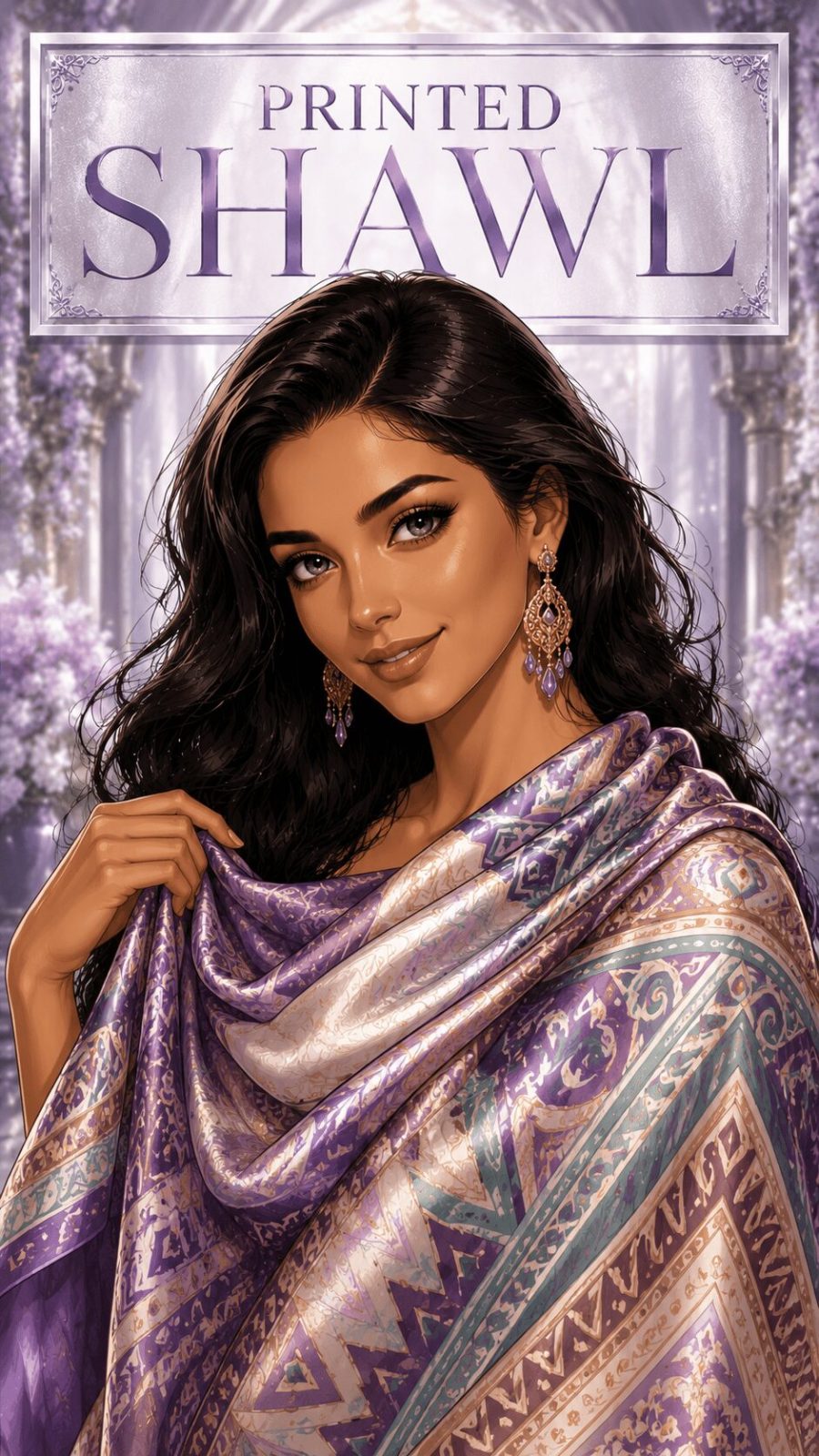 Printed Shawl Example