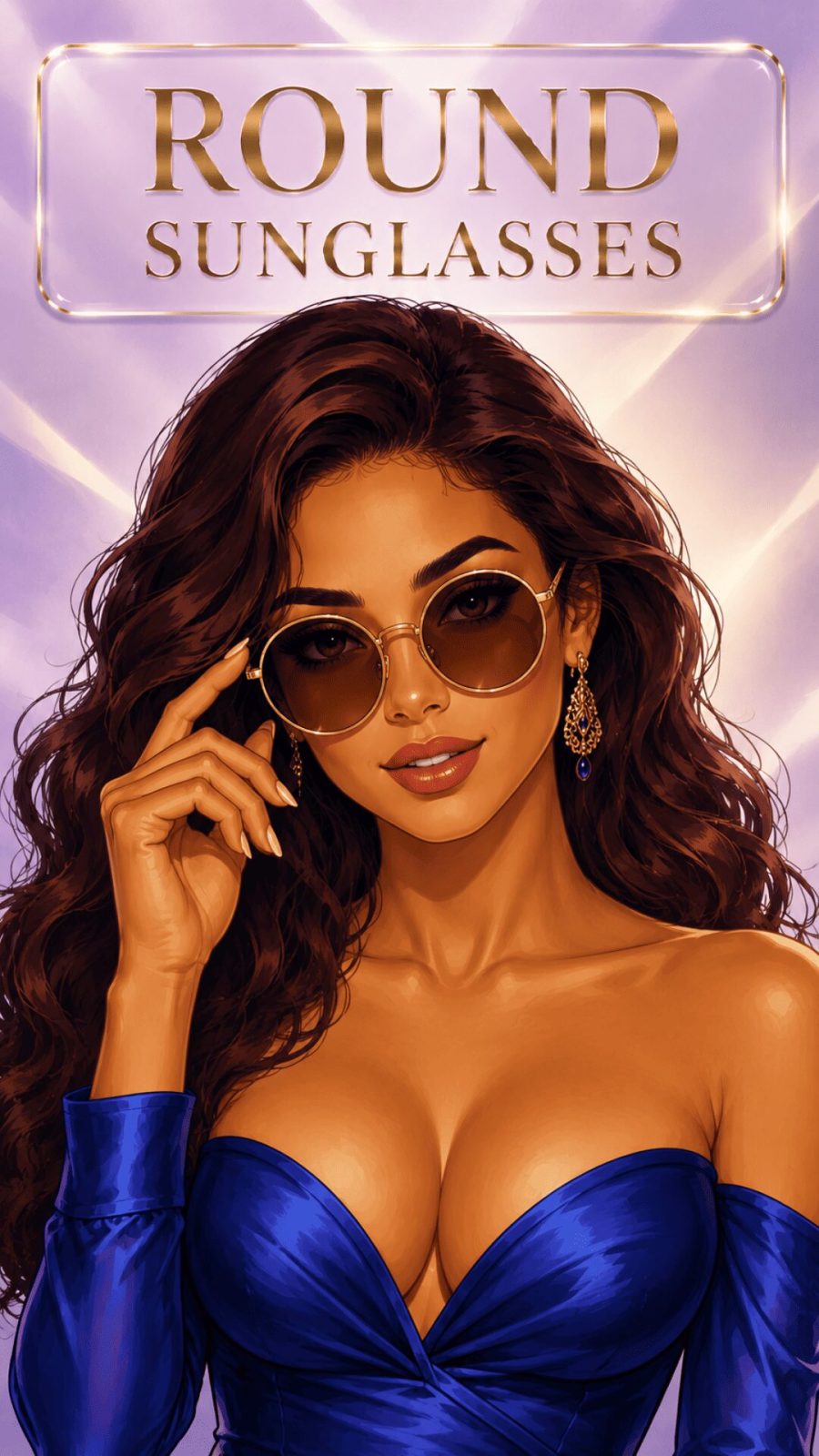 Round sunglasses for women