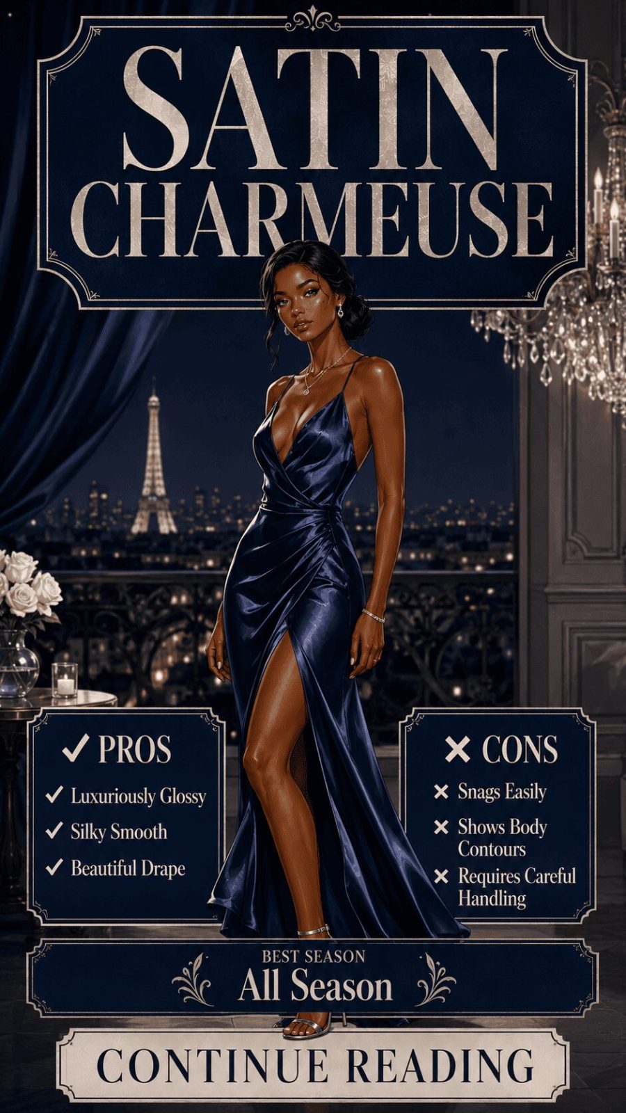 Satin Charmeuse Fabric for Women's Clothing