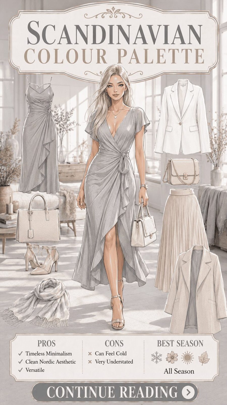 Scandinavian Color Palette Women's Clothing