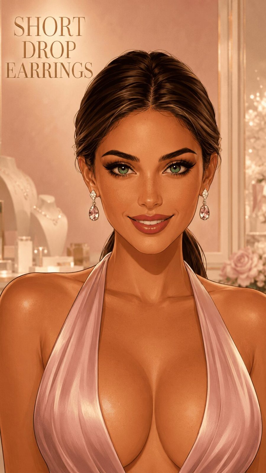 Short Drop Earrings