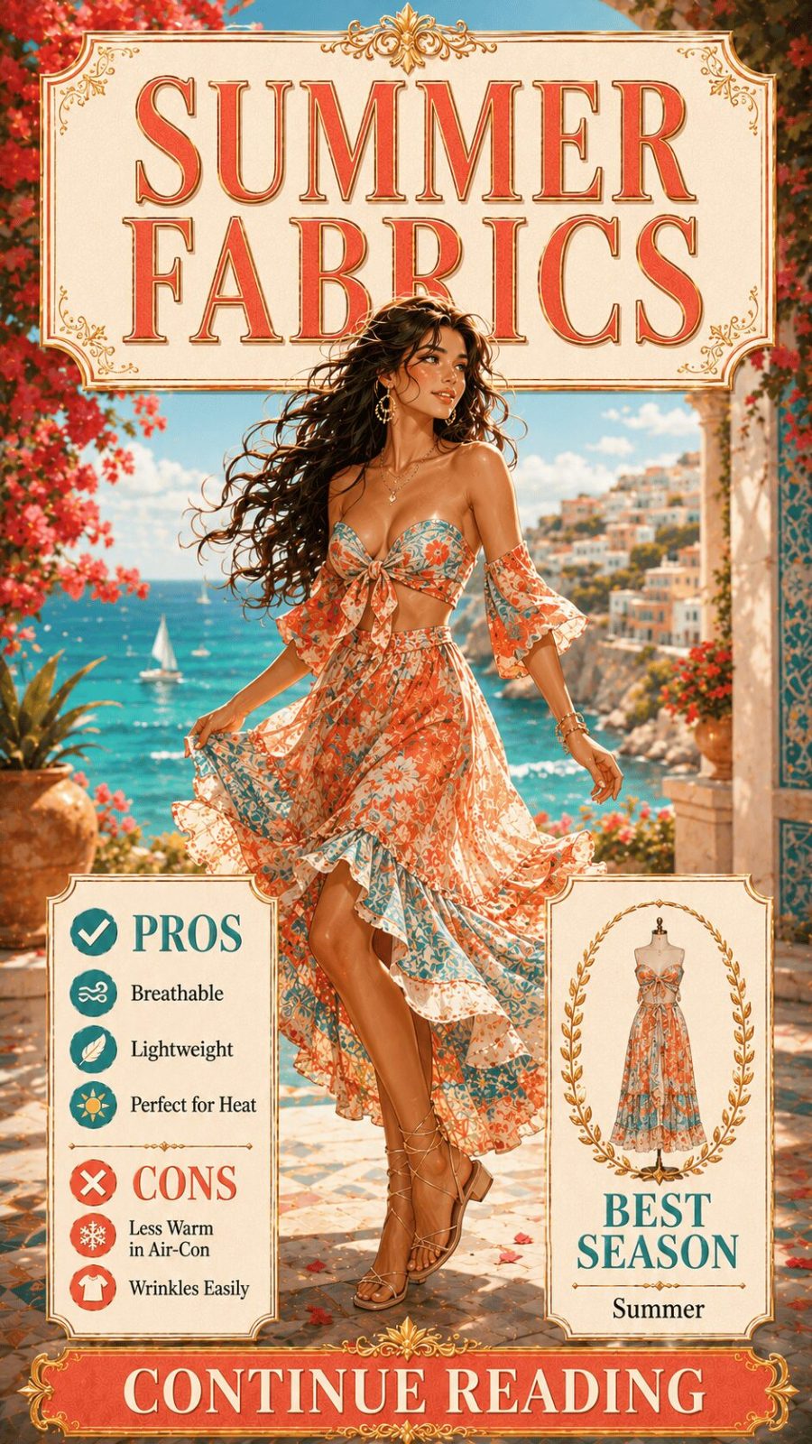 Summer Fabrics for Women's Clothing