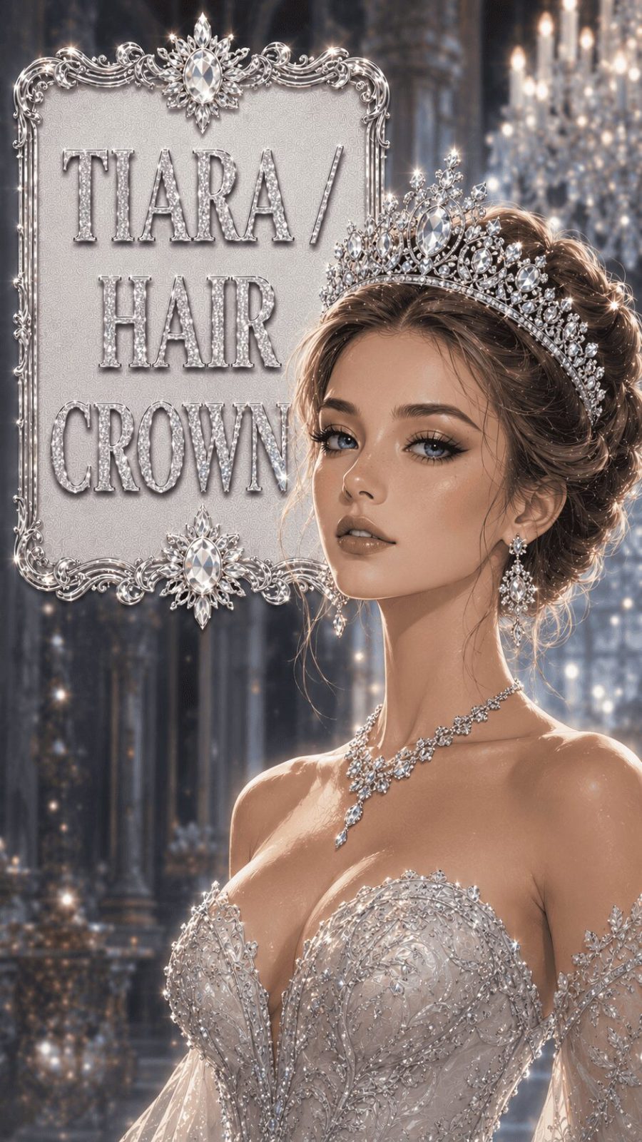 Tiara Hair Crown Example