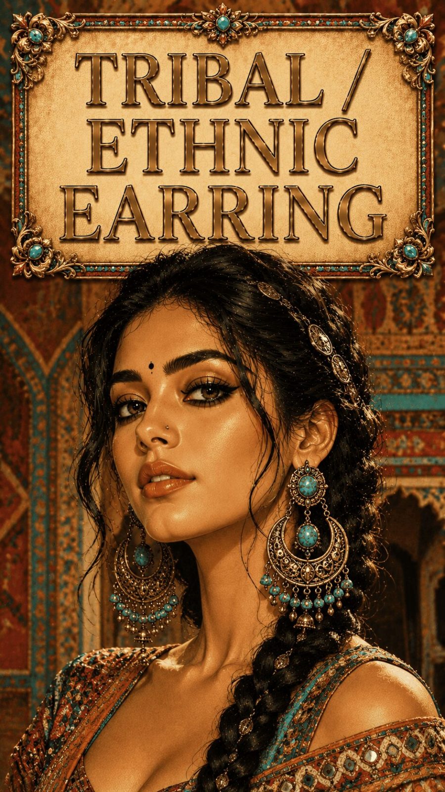 Tribal Ethnic Earring Example