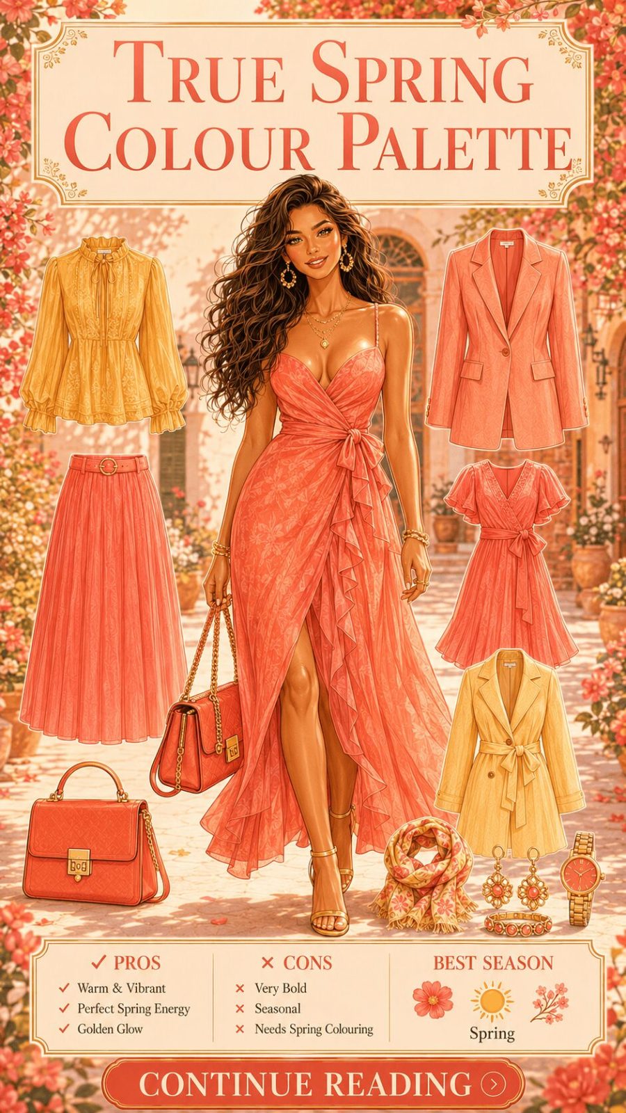 True Spring Color Palette Women's Clothing