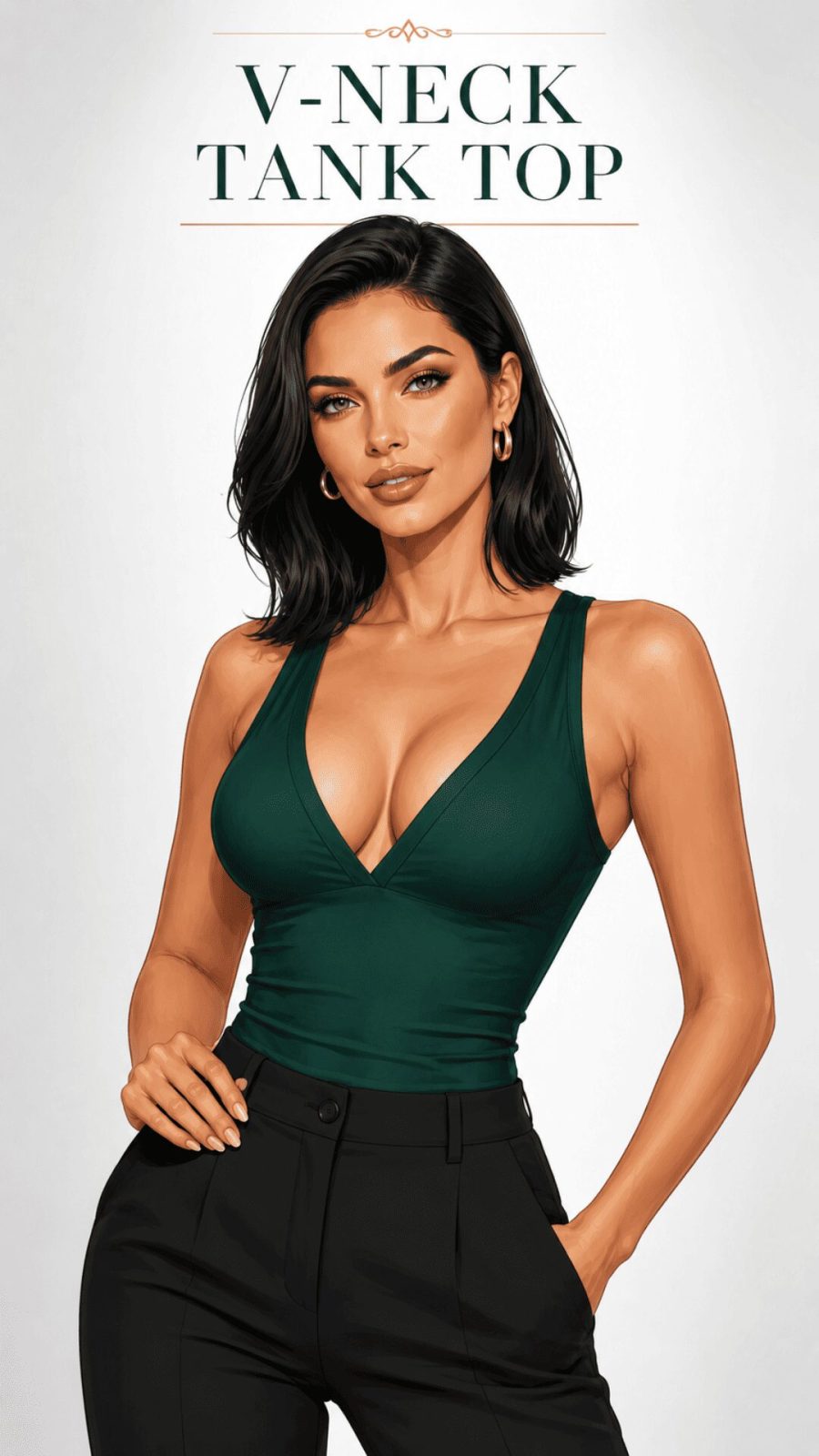 V-Neck Tank Top