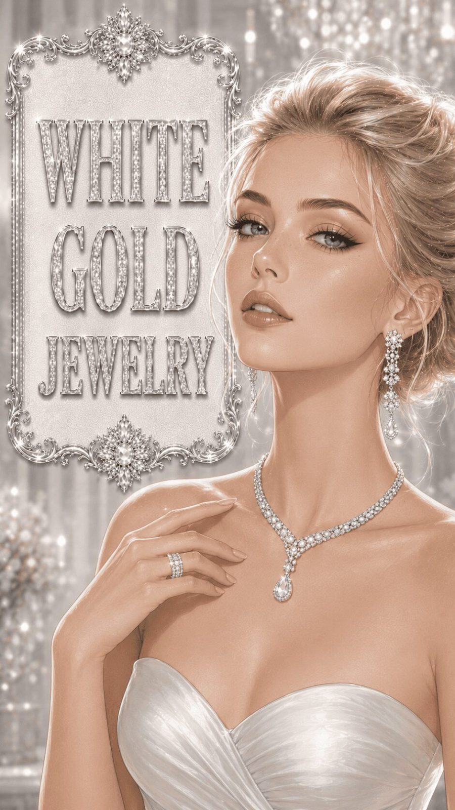 White Gold Jewelry Example