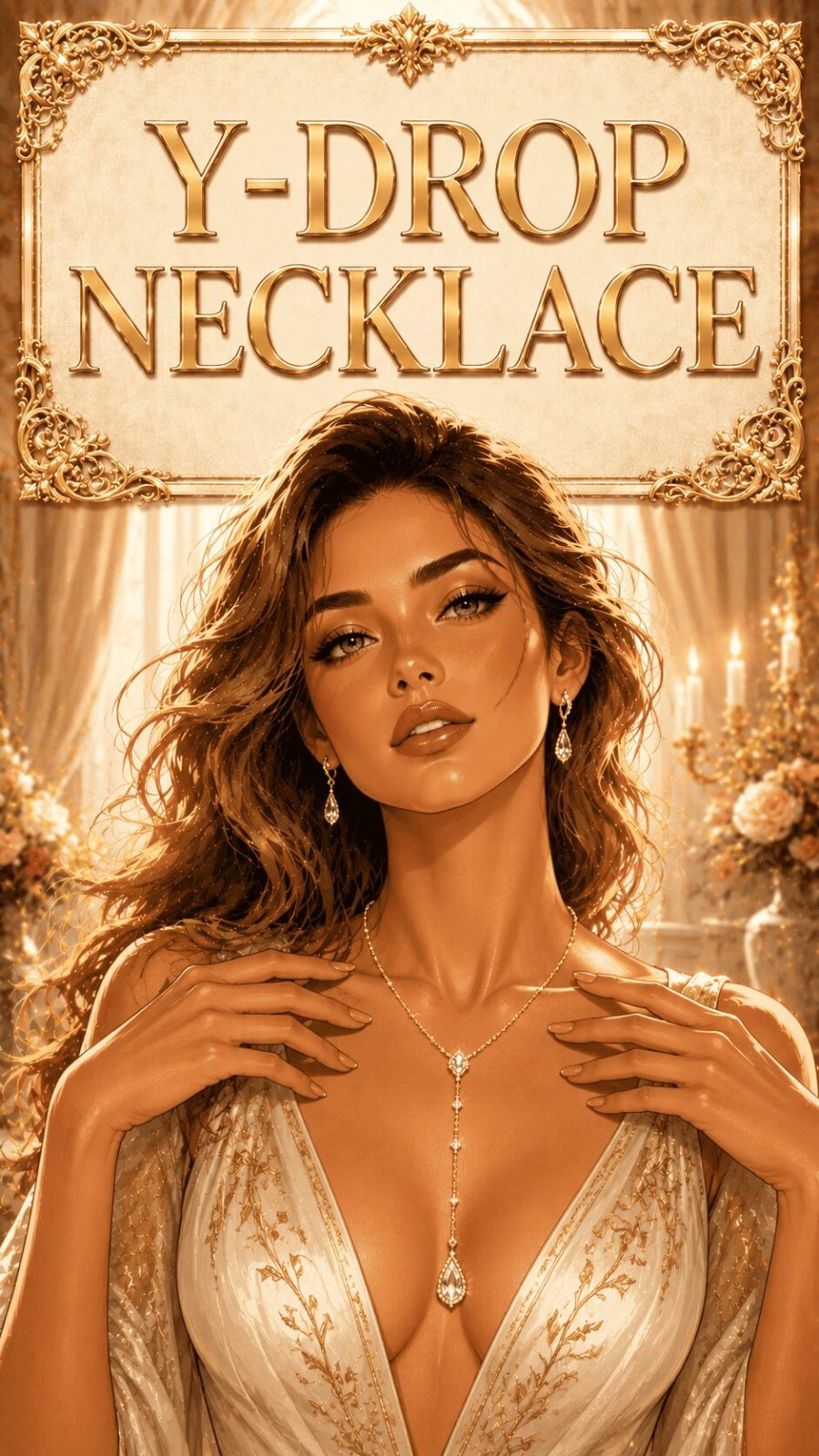 Y-Drop Necklace Example