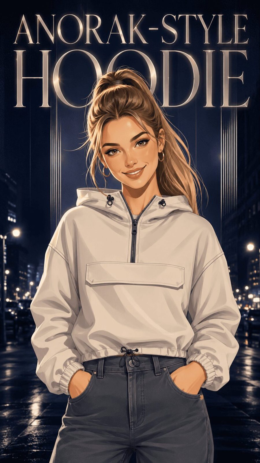 Anorak Style Hoodie Example