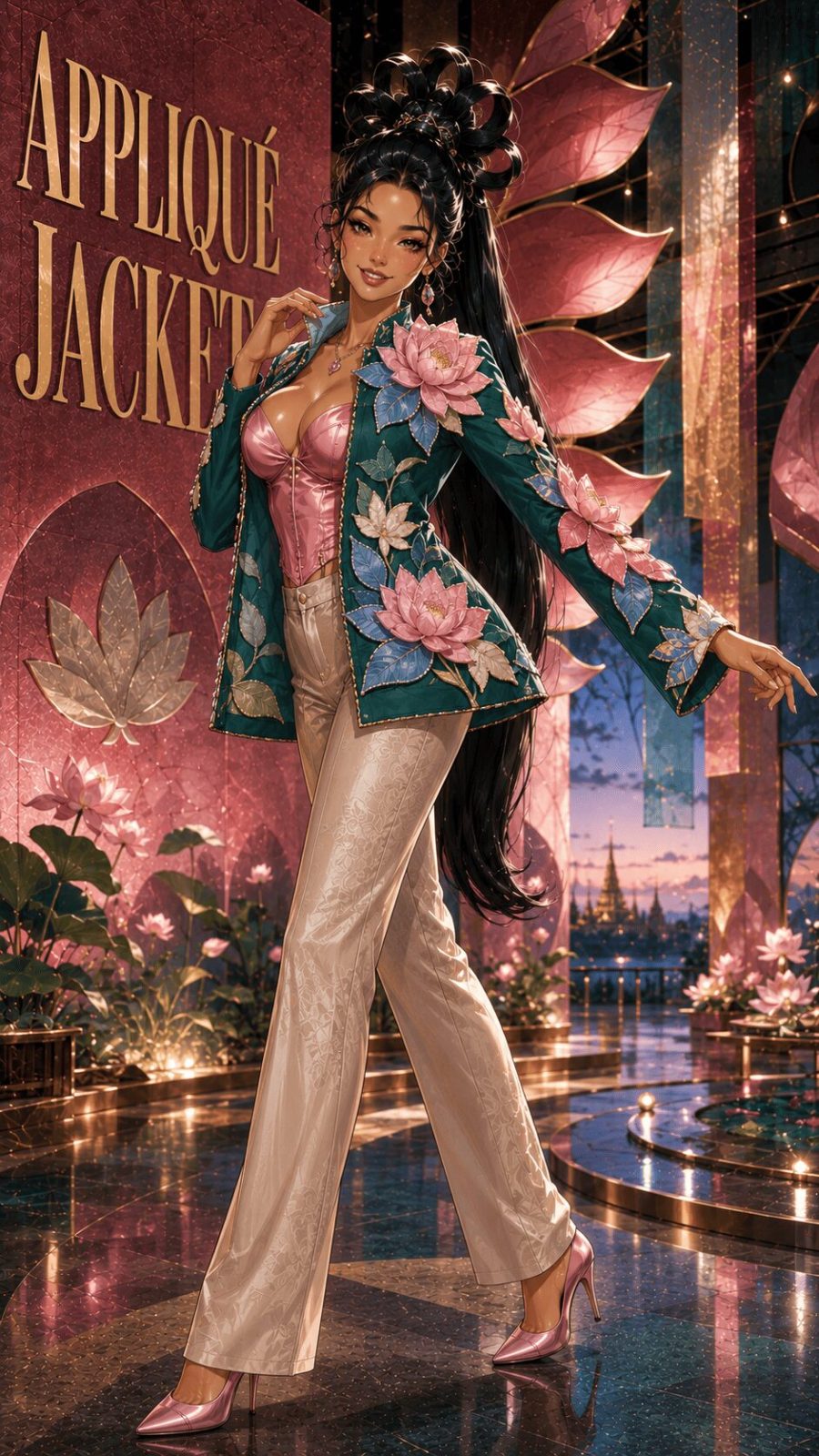 Appliqué Jacket example