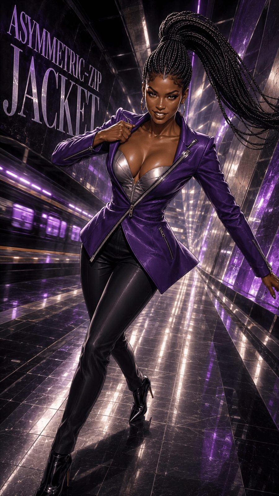 Asymmetric-Zip Jacket example