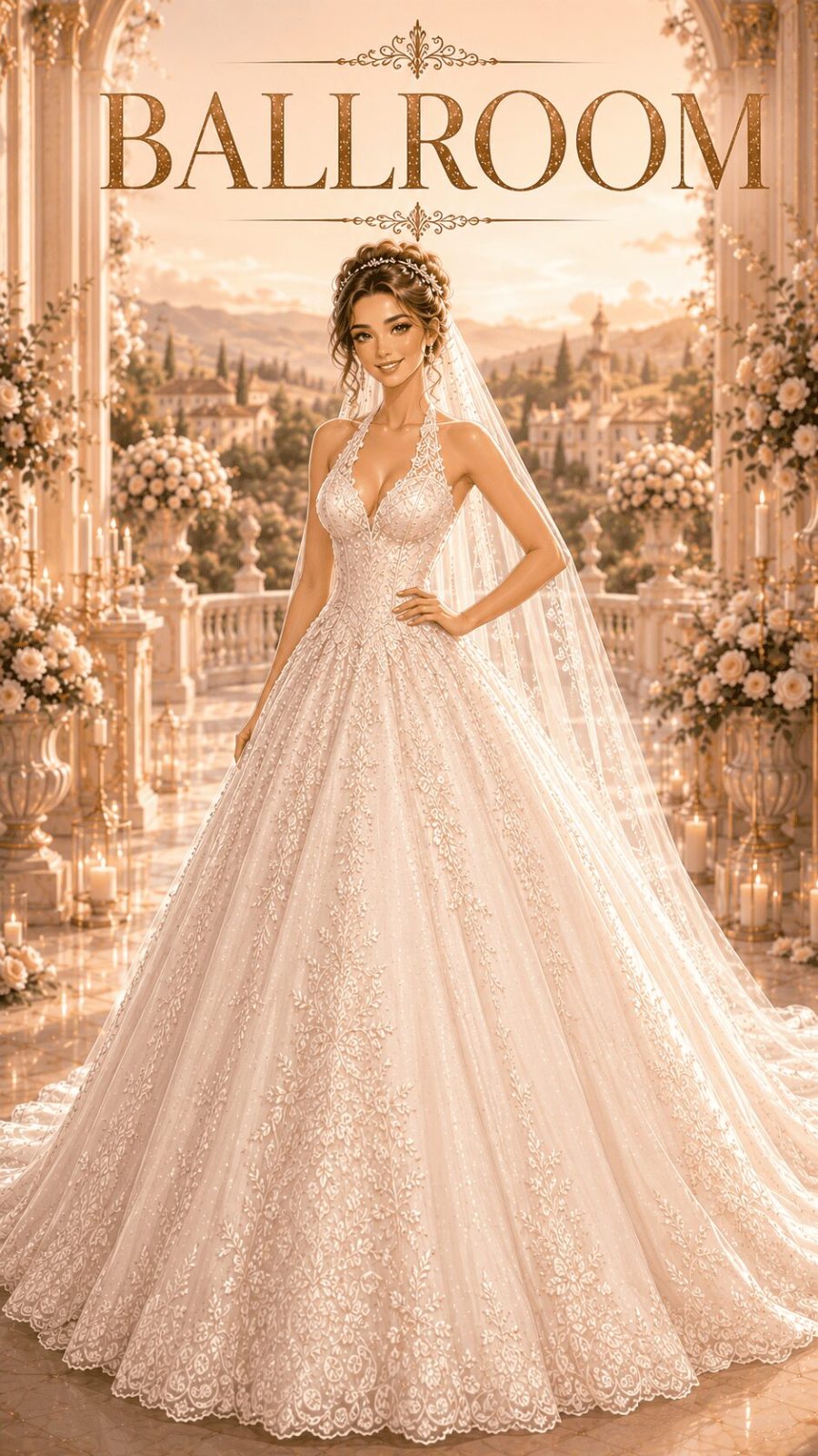 Ballroom Wedding Gown