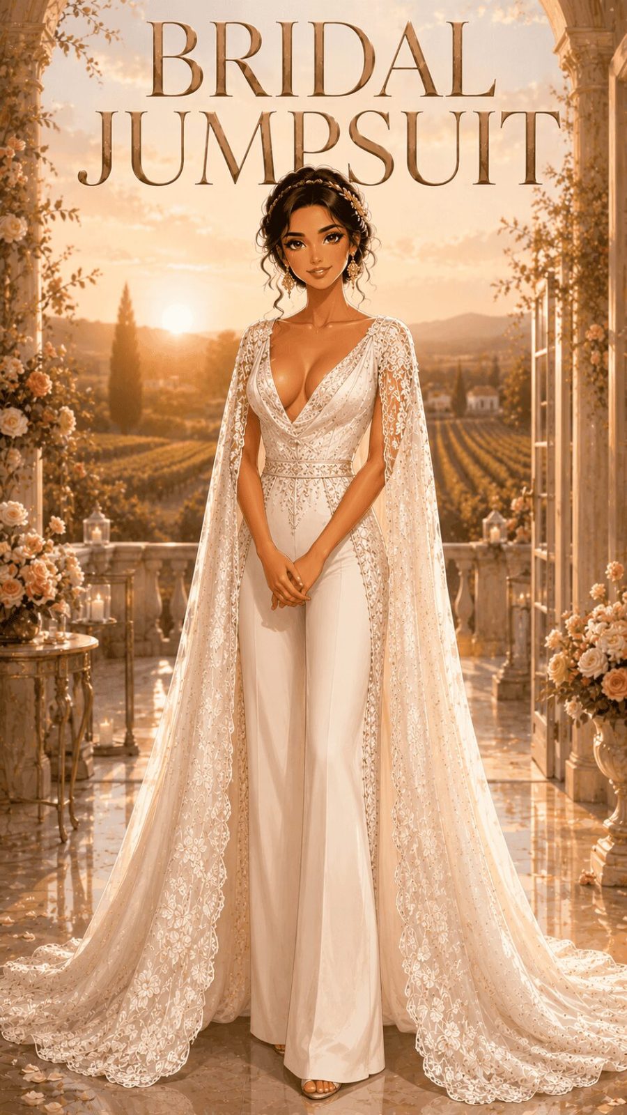 Bridal Jumpsuit Pantsuit Example