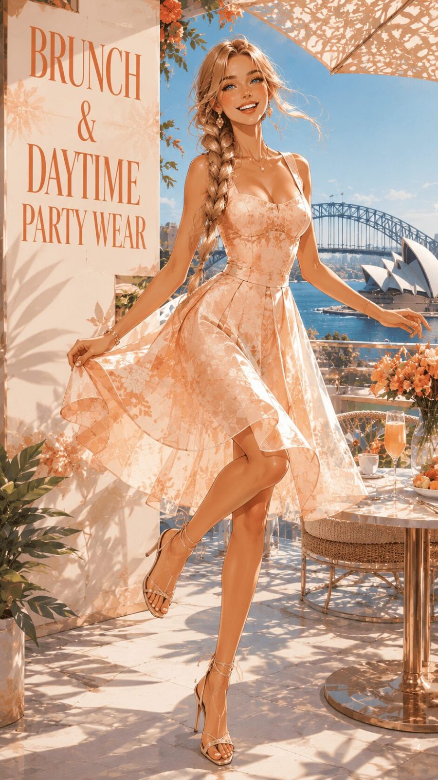 Brunch Daytime Party Wear
