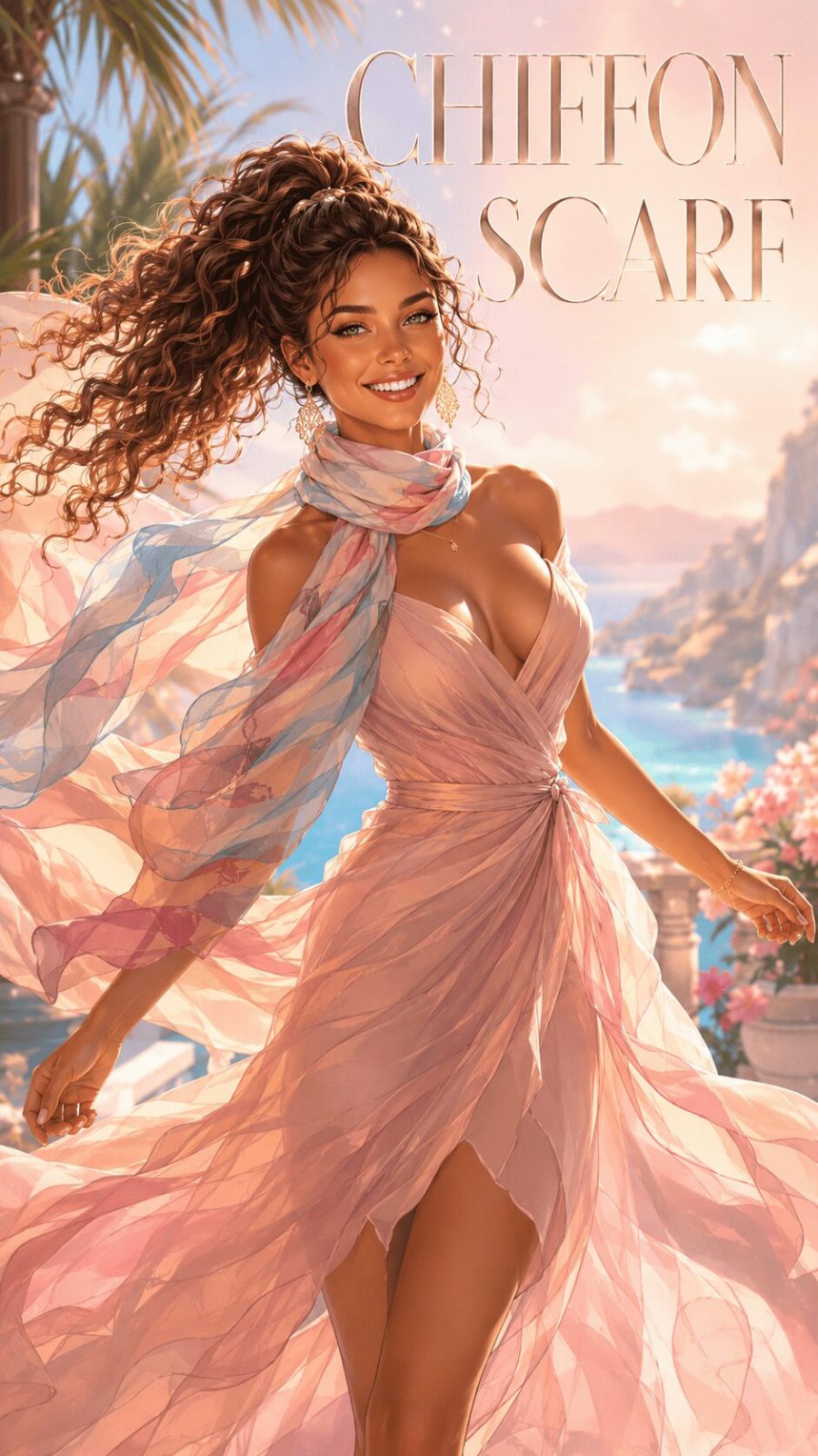 Chiffon Scarf Example