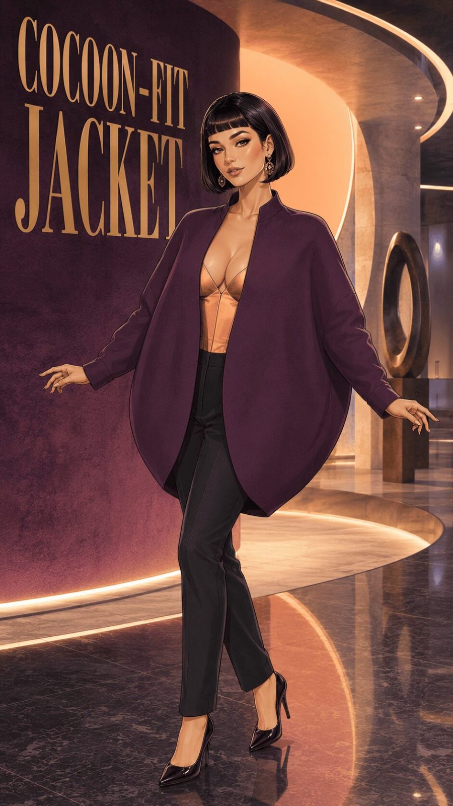 Cocoon-Fit Jacket example