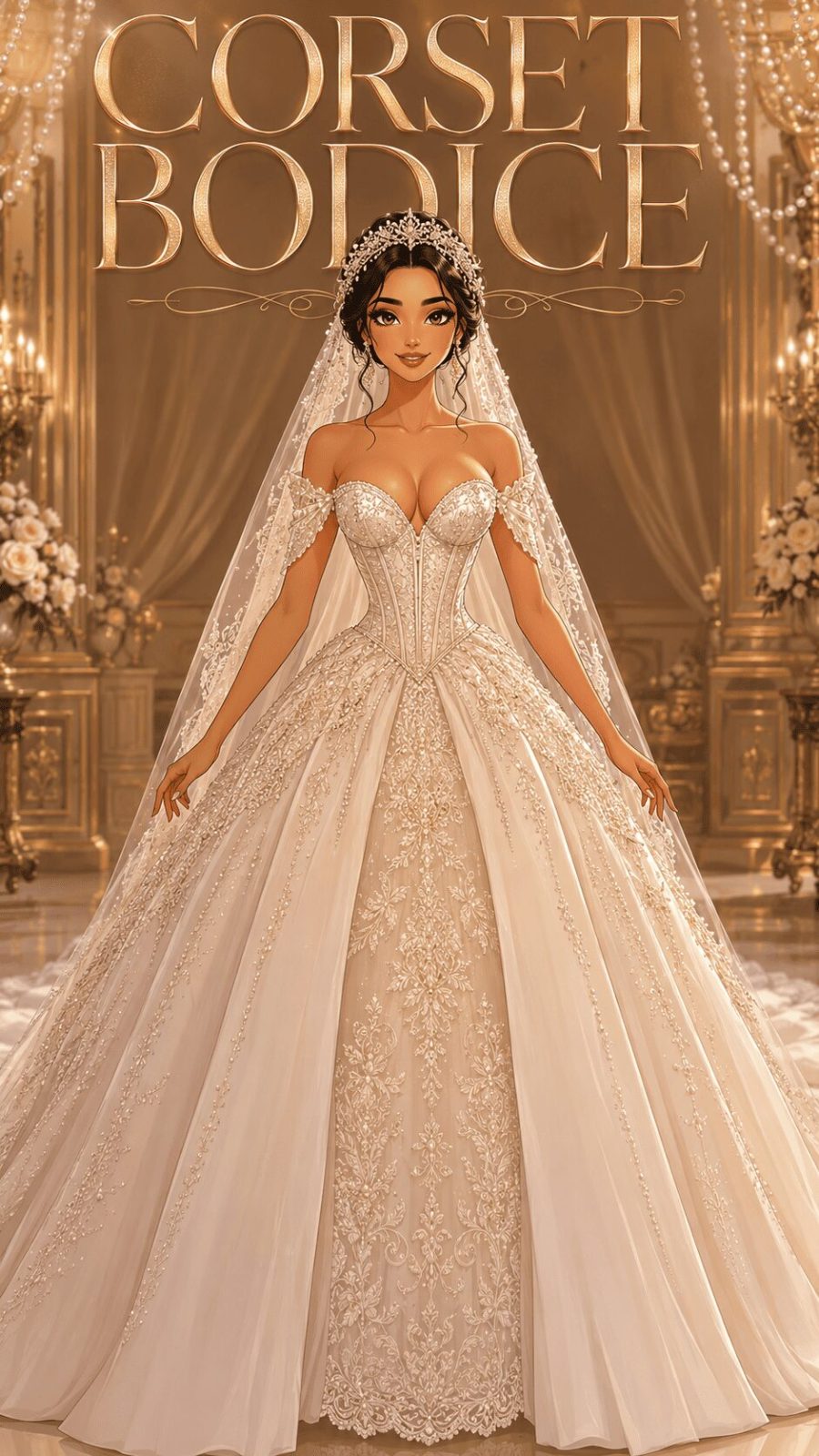 Corset Bodice Wedding Dress Example