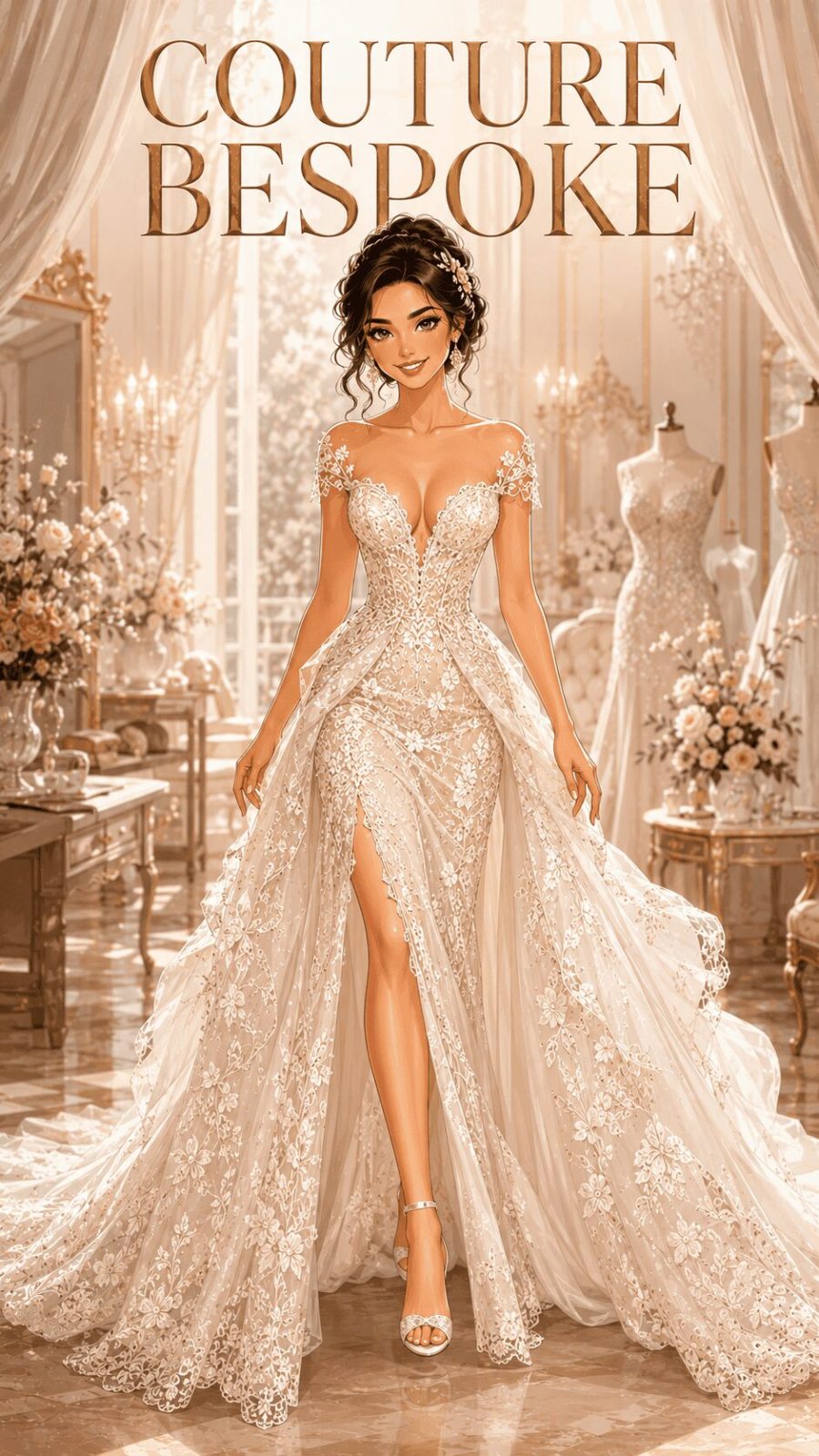 Couture Bespoke Wedding Dress Example