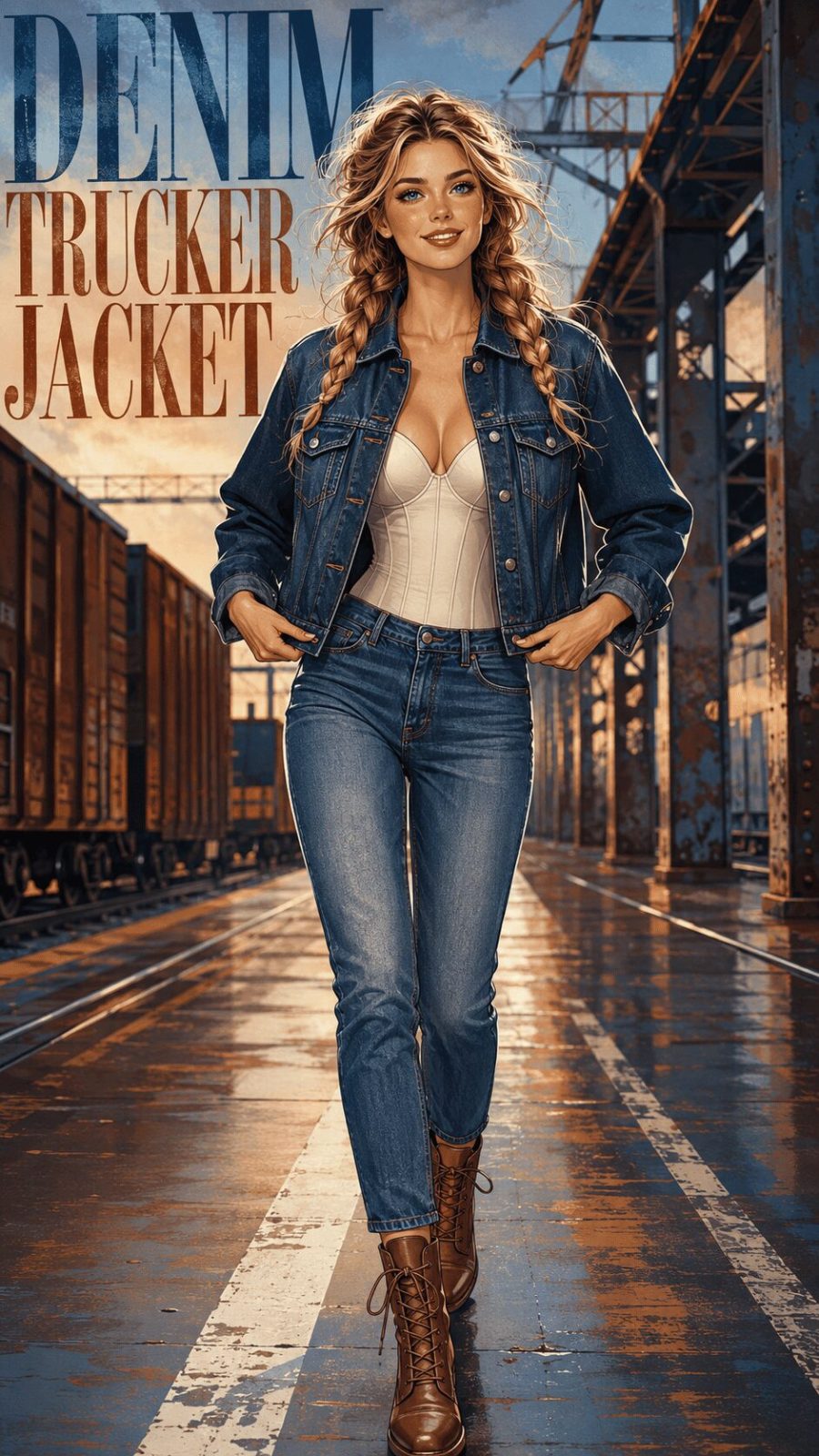 Denim Trucker Jacket example