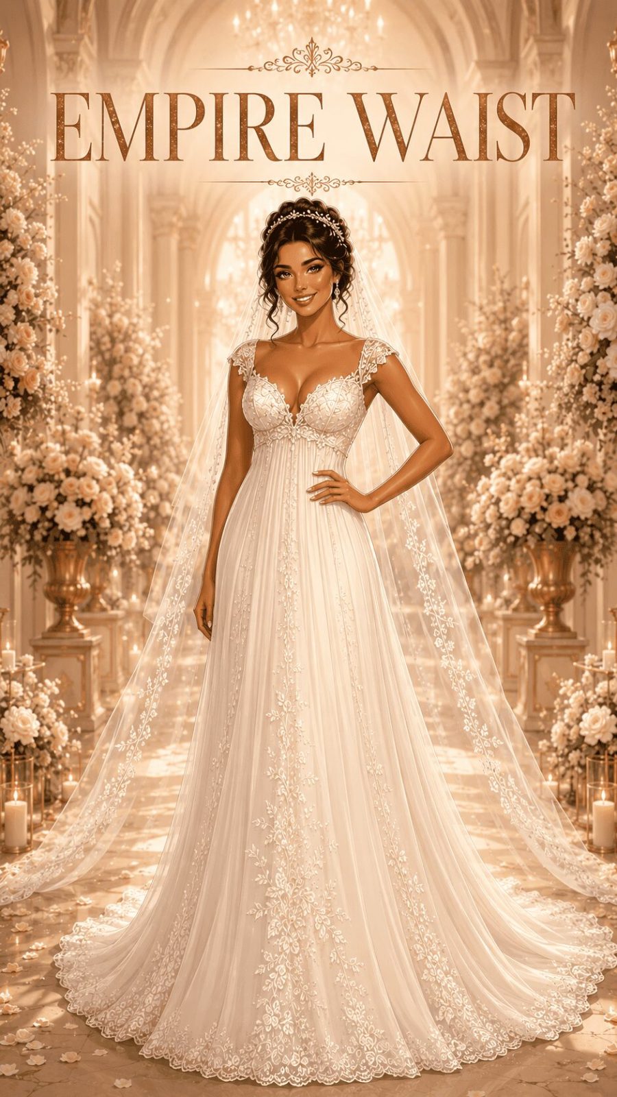 Empire Waist Wedding Dress