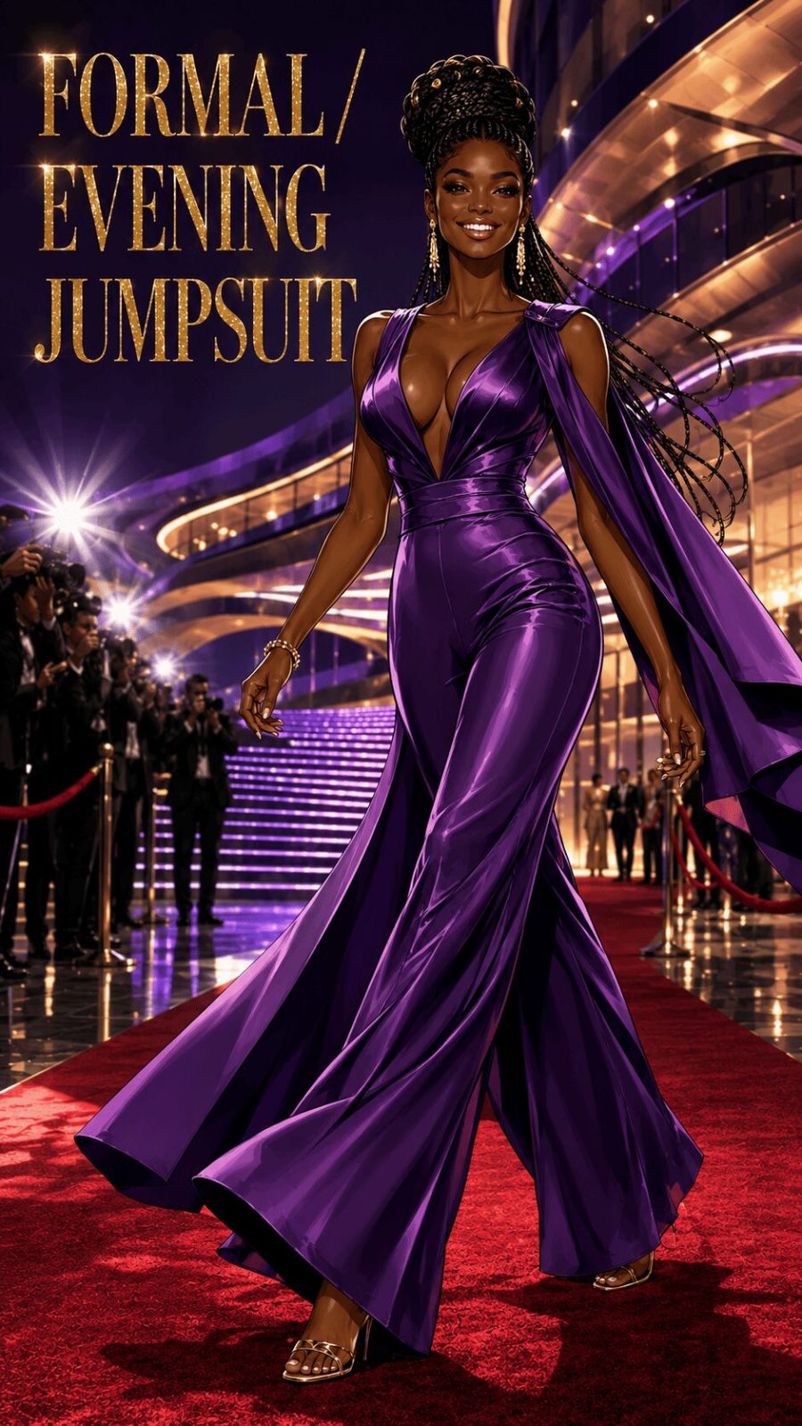 Formal Evening Jumpsuit Party Wear