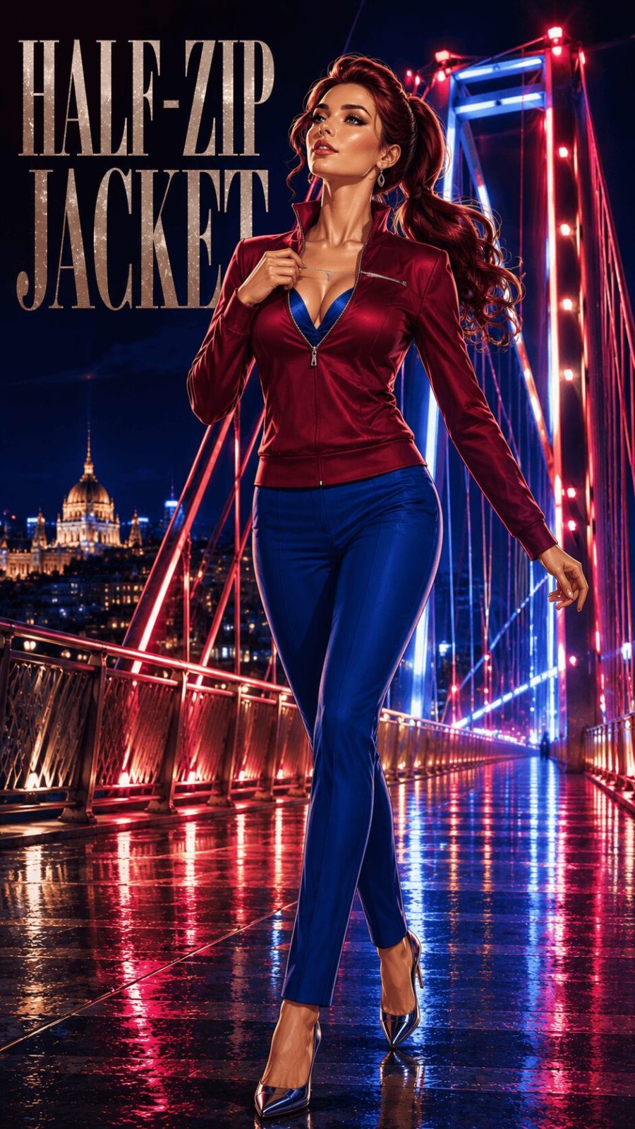 Half-Zip Jacket example