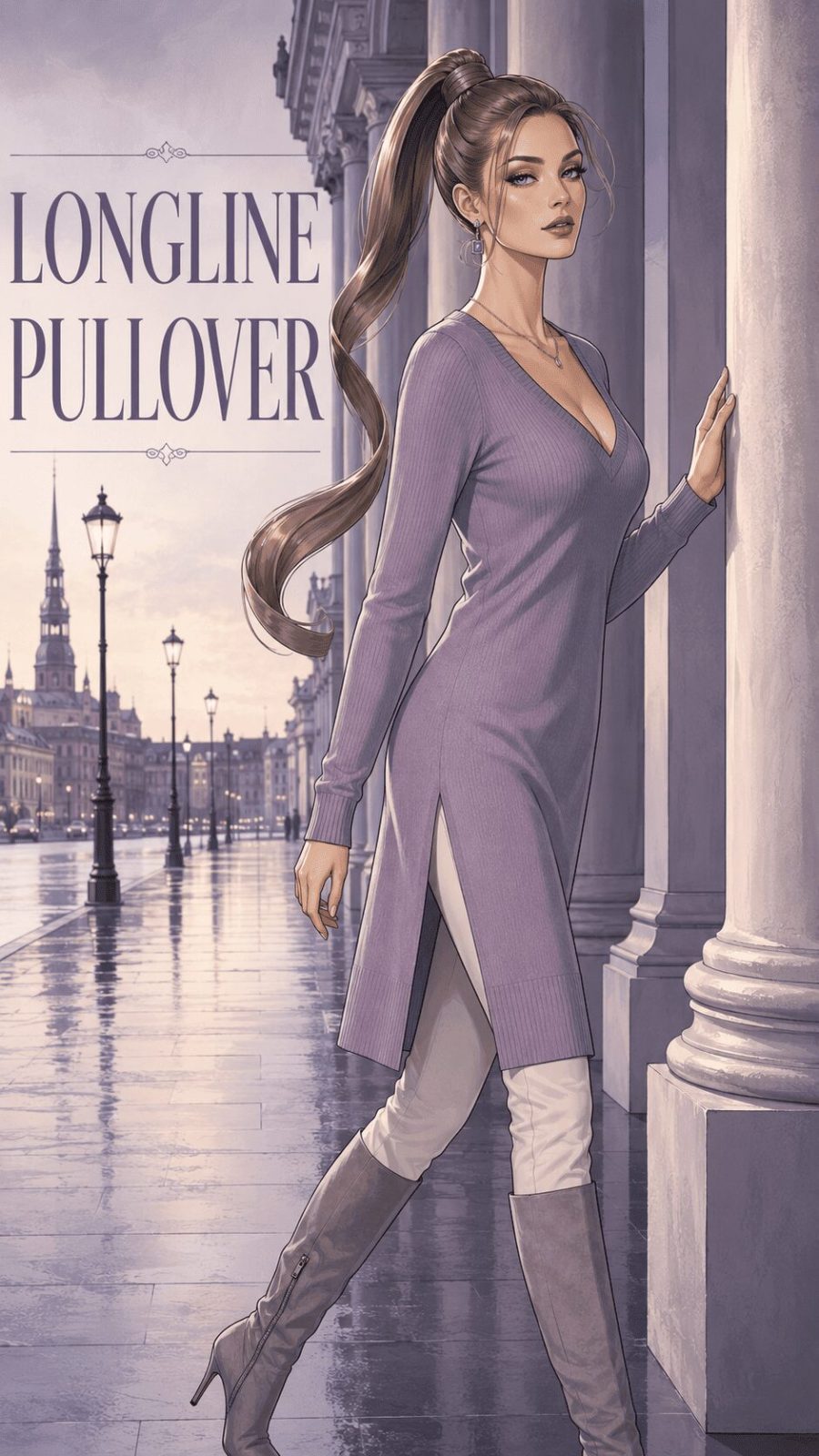Longline Pullover example