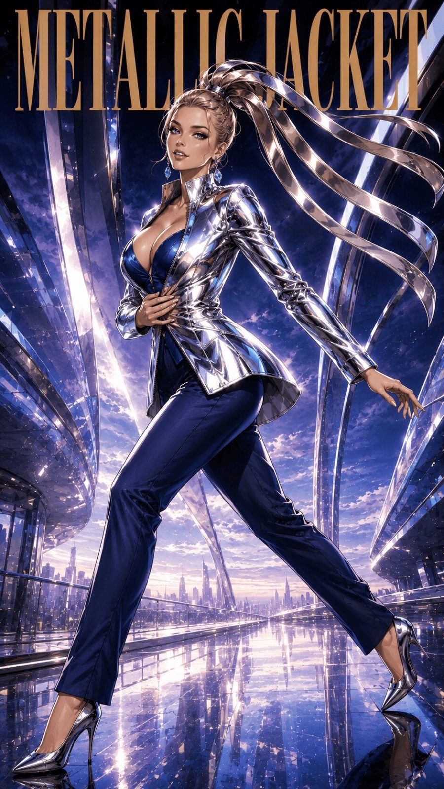 Metallic Jacket example
