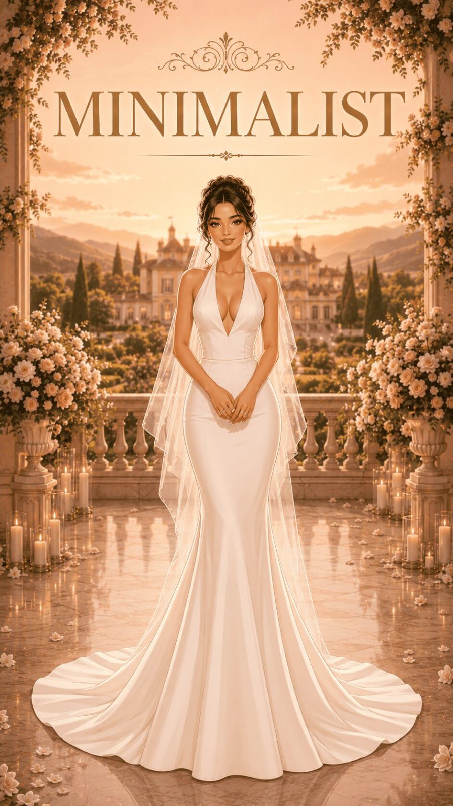 Minimalist Wedding Dress Example