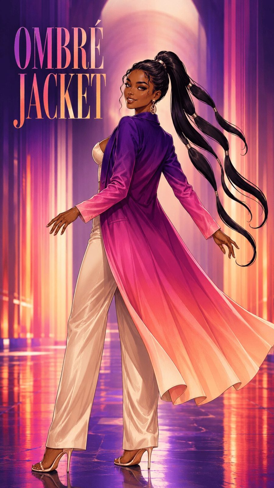 Ombré Jacket example