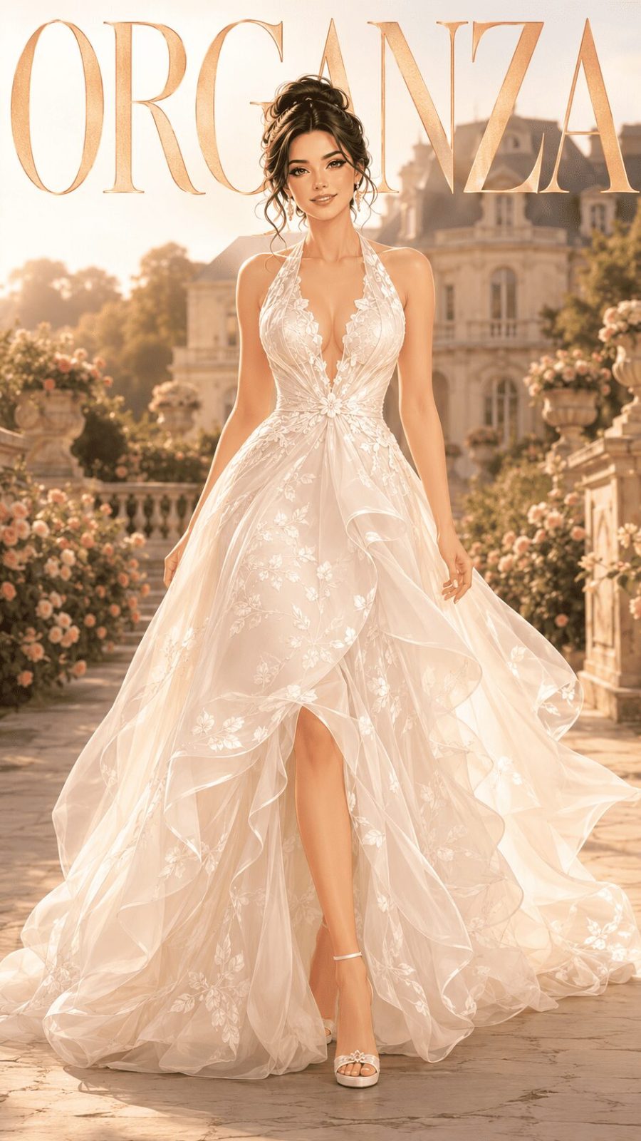 Organza Wedding Dress Example