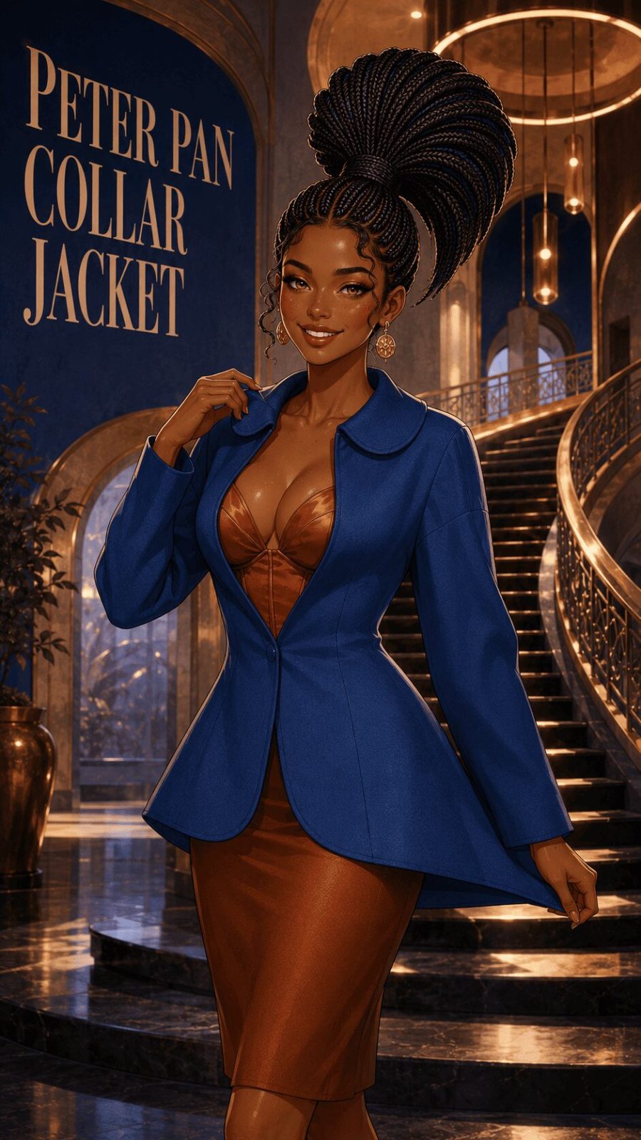 Peter Pan Collar Jacket example