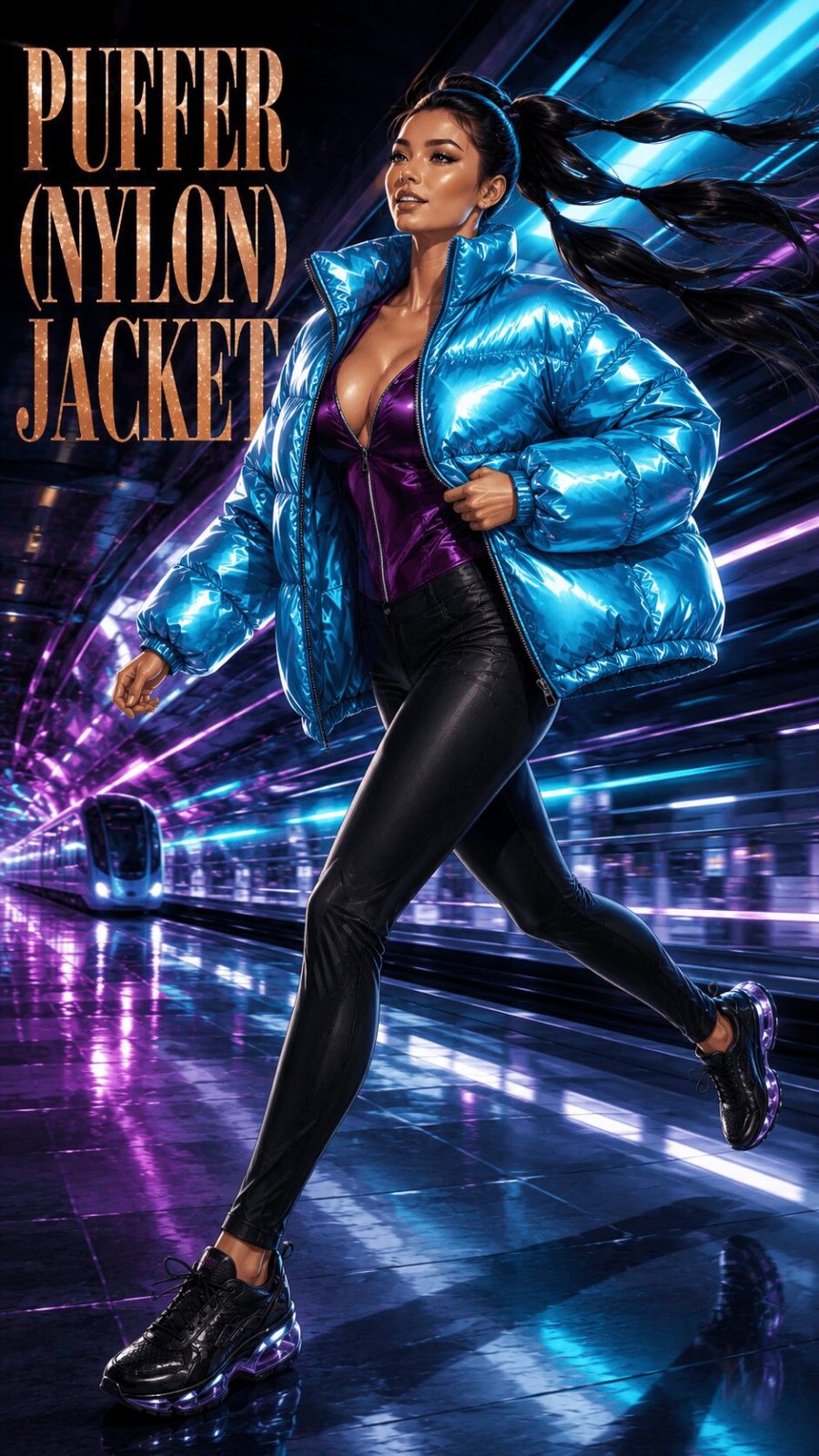 Puffer (Nylon) Jacket example