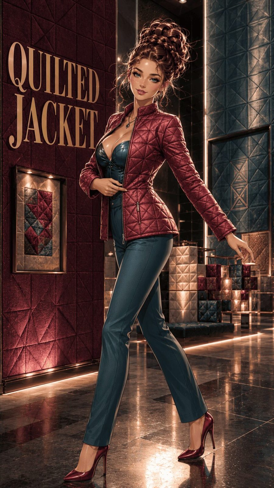 Quilted Jacket example