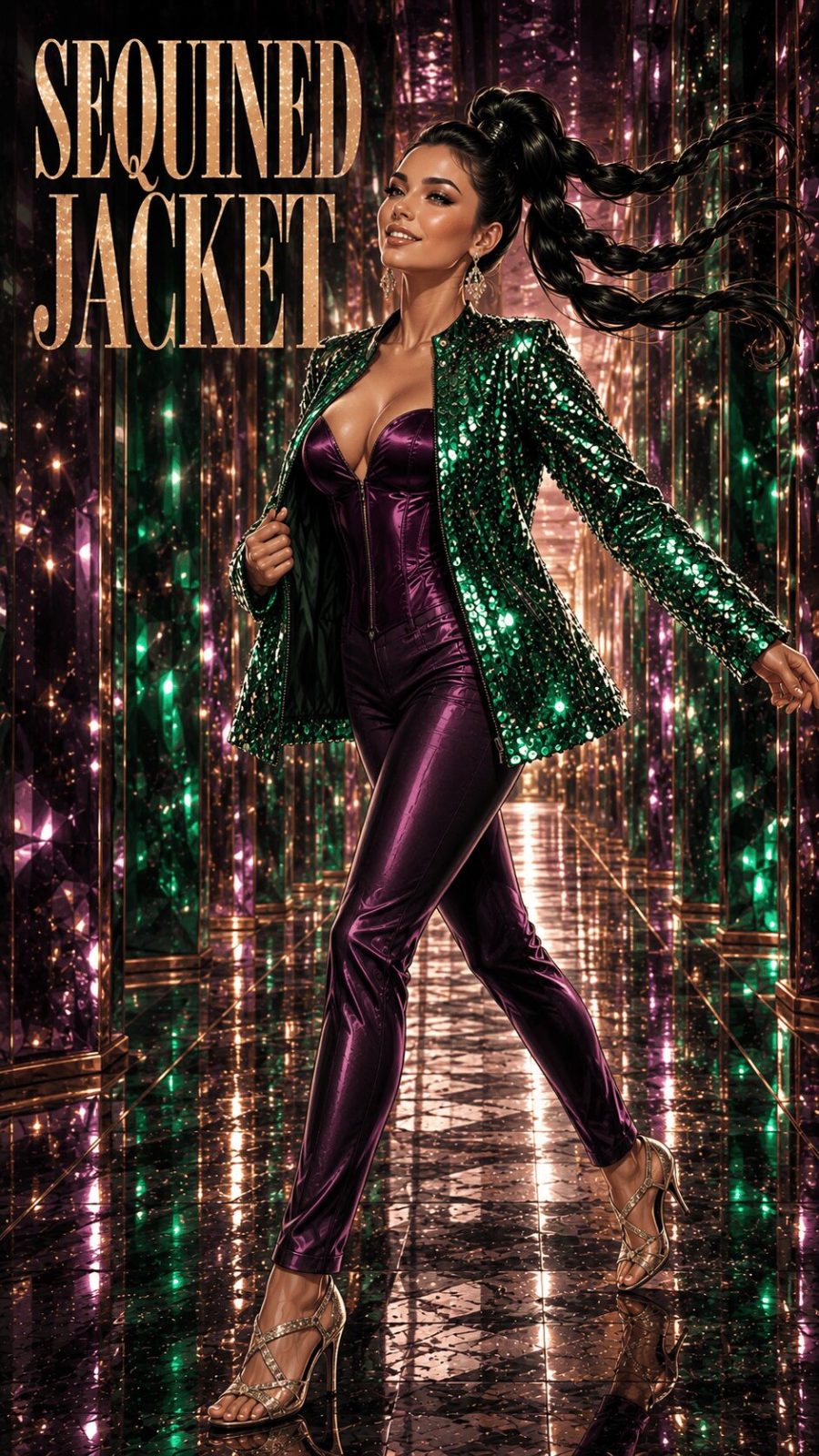 Sequined Jacket example