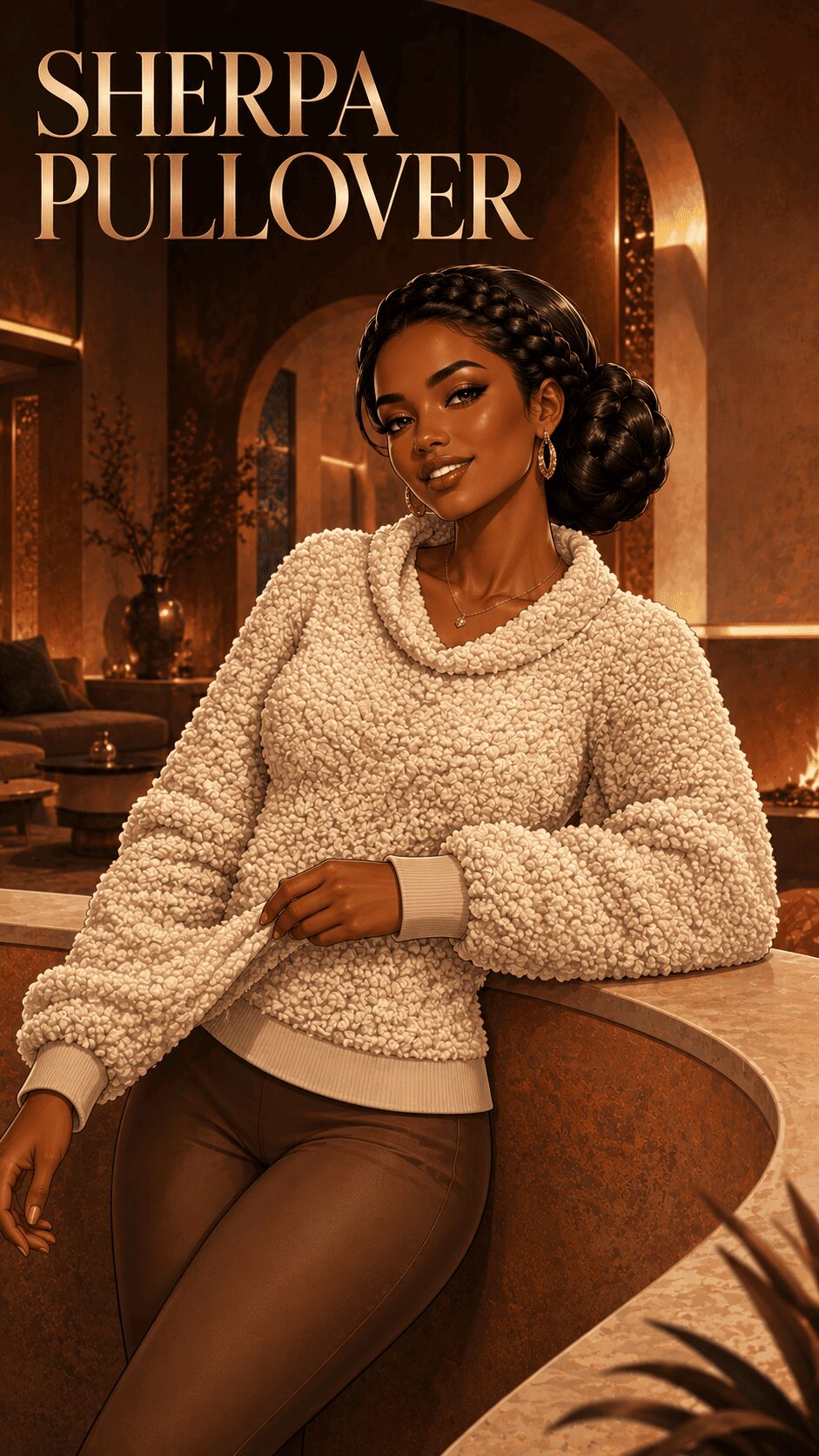 Sherpa Pullover example