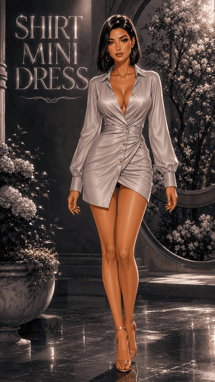Shirt Mini Dress Example