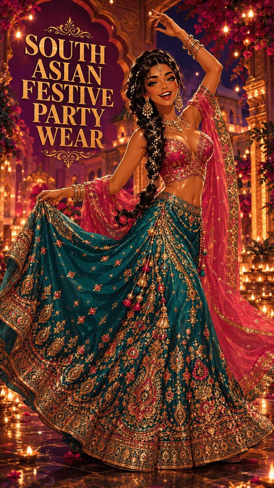 South Asian Festive Party Wear