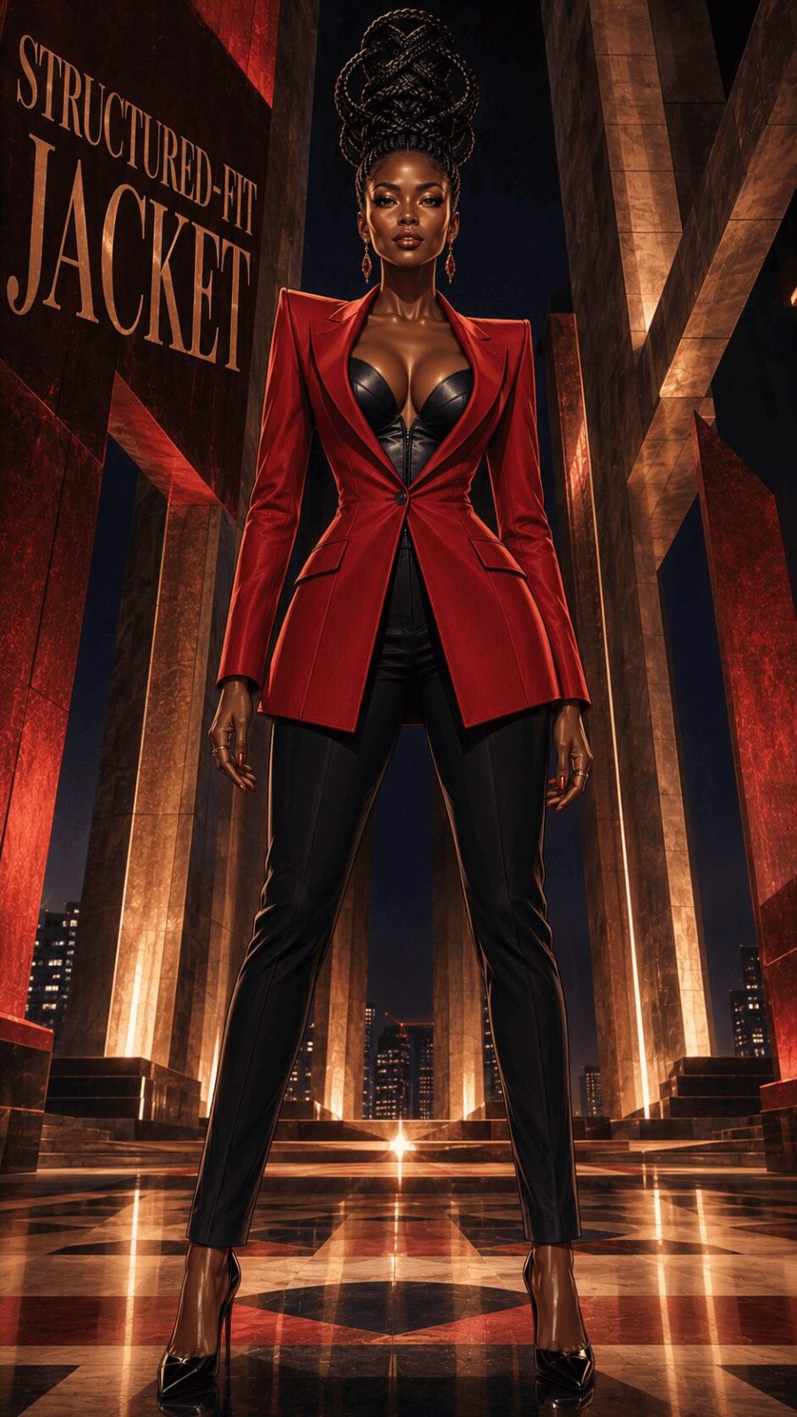 Structured-Fit Jacket example