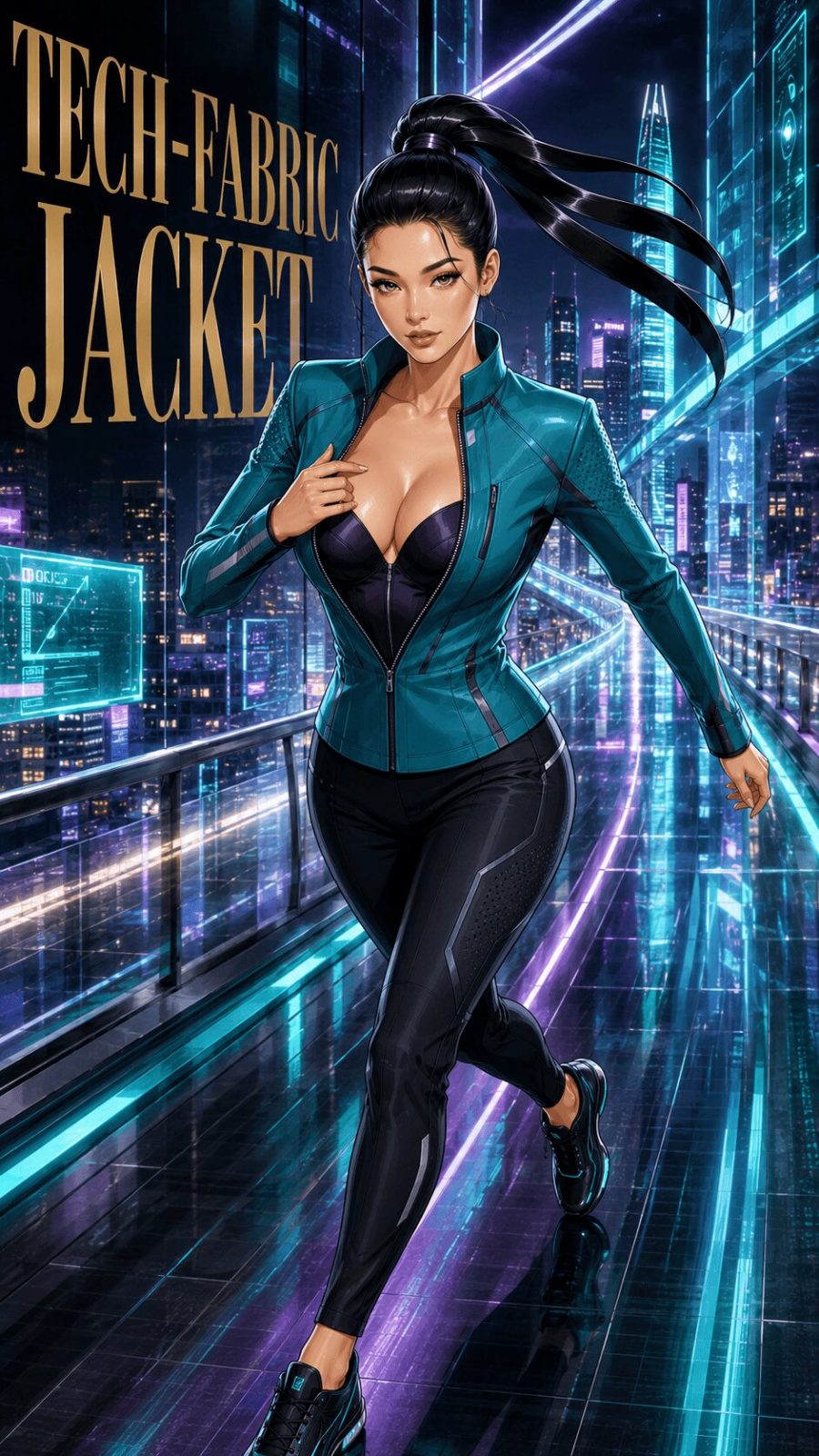 Tech-Fabric Jacket example