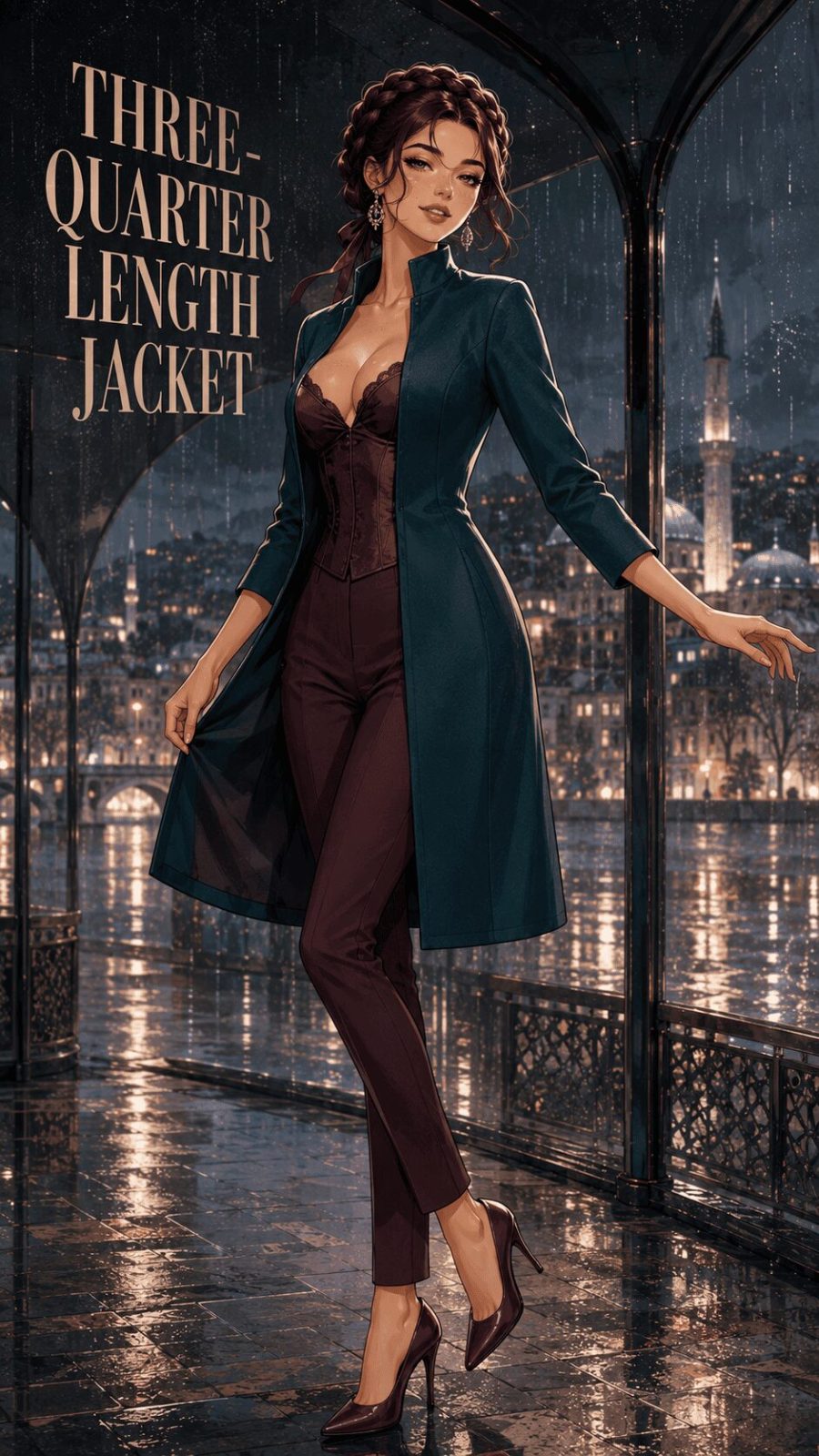 Three-Quarter Length Jacket example