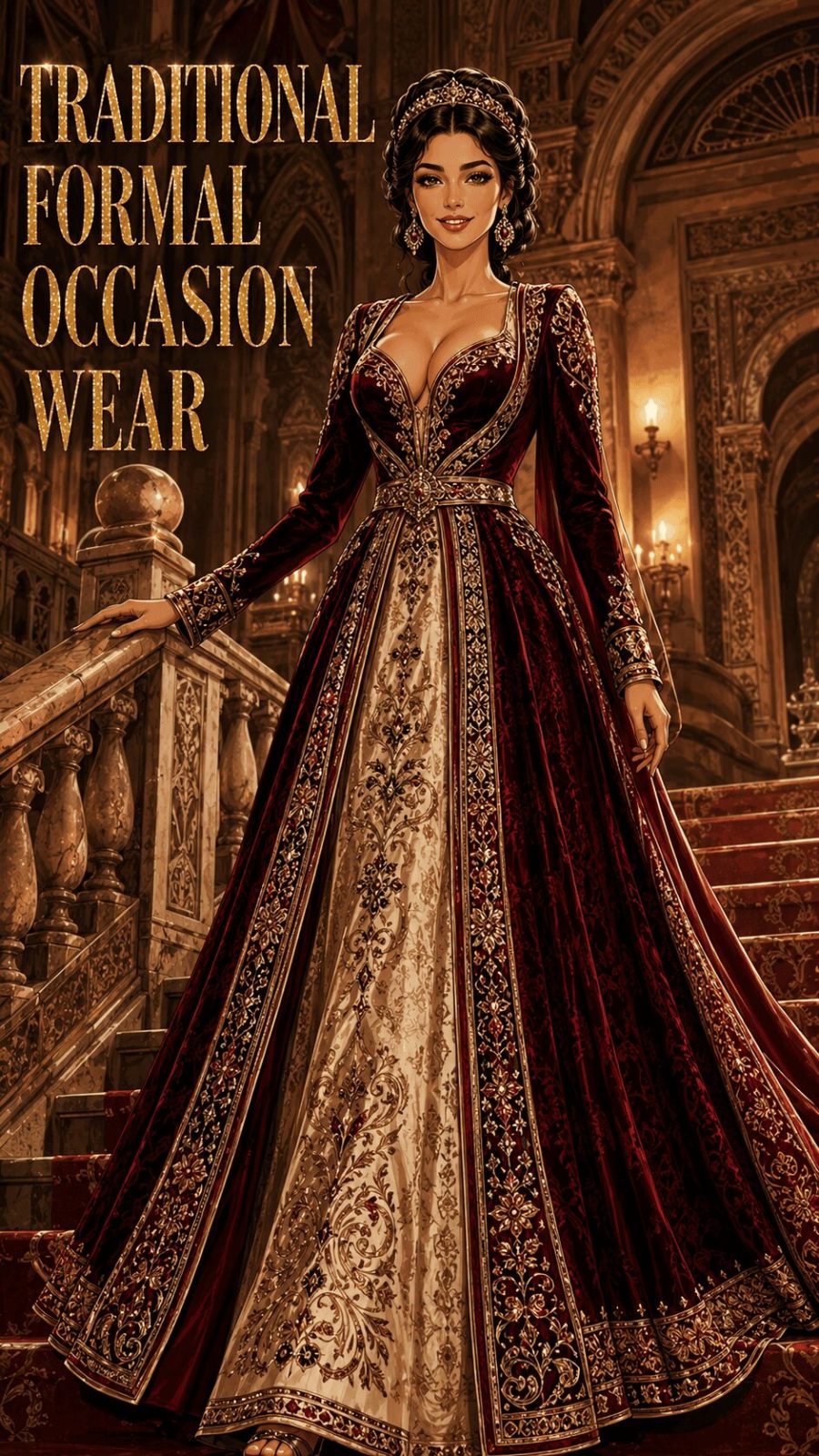 Traditional Formal Occasion Party Wear