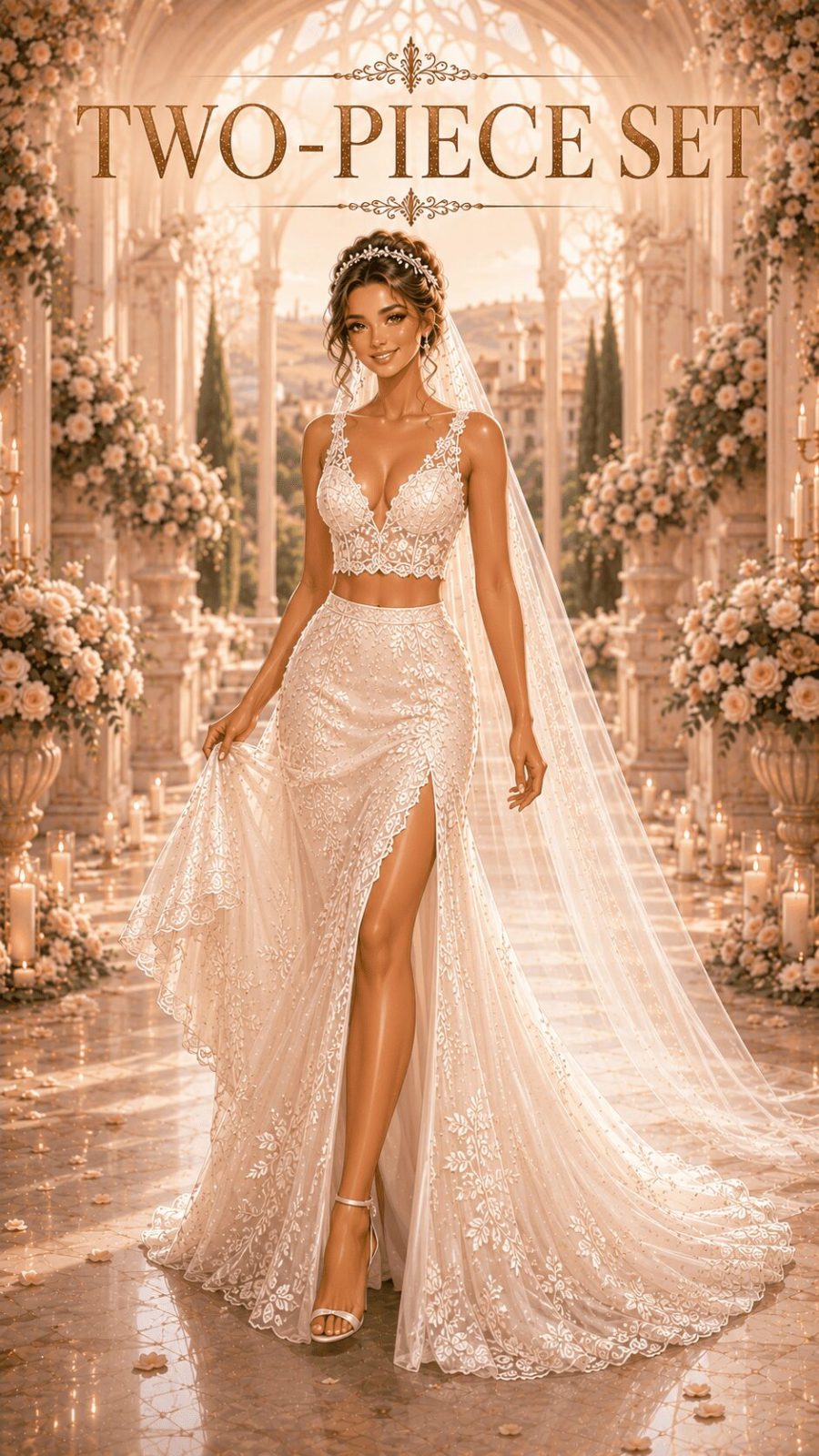 Two-Piece Bridal Set