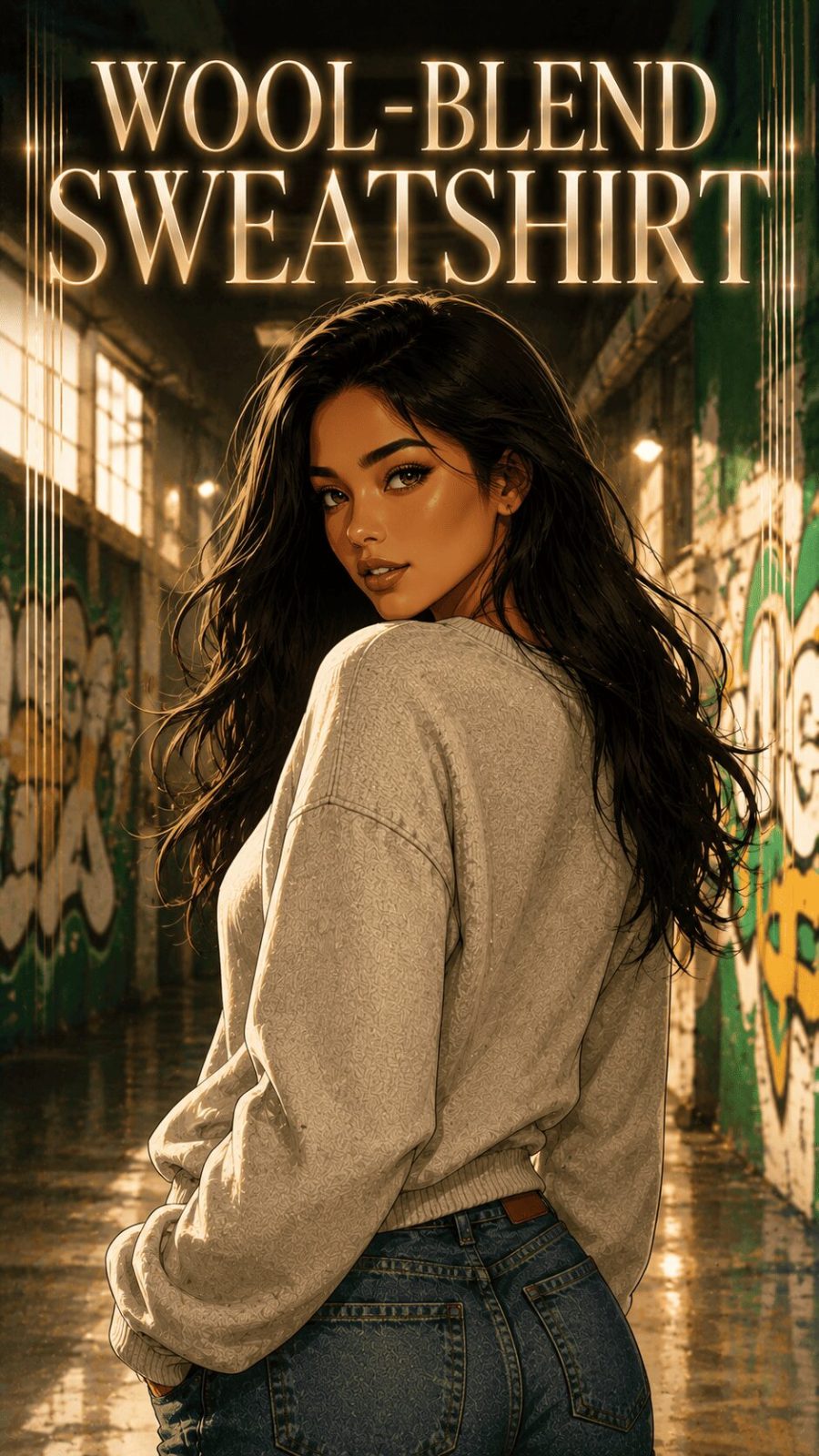 Wool Blend Sweatshirt Example